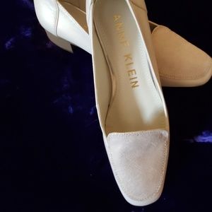 Anne Klein leather loafers
